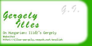 gergely illes business card